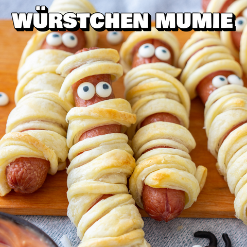 Würstchen Mumie Rezept
