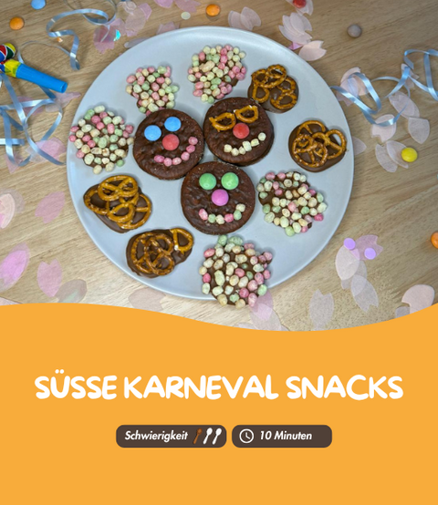 Süße Karneval Snacks