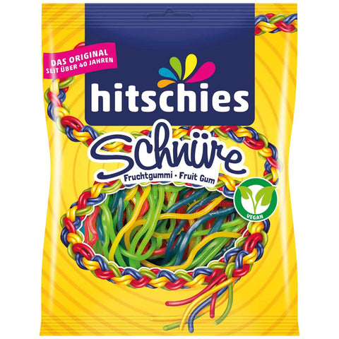 Hitschies Fruchtgummi-Schnüre 4 Farben 125g Hitschies