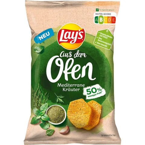 Lays Ofenchips Mediterrane Kräuter 100g Lays