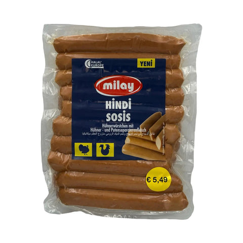 Milay Hühnerwürstchen mit Hühnerseparatorenfleisch und Putenseparatorenfleisch - 1kg Milay