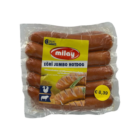Milay Hühnerwürstchen mit Hühnerseparatorenfleisch und Rindfleisch - 1kg Milay