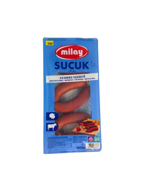 Milay Kangal Sucuk nach Anatolischer Art aus Putenseparatorenfleischerzeugnis mit Rindfleisch - 1kg Milay
