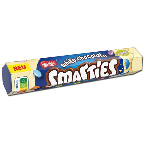 Nestle Smarties Riesenrolle White, Schoko-Linsen, 120g Rolle nestle
