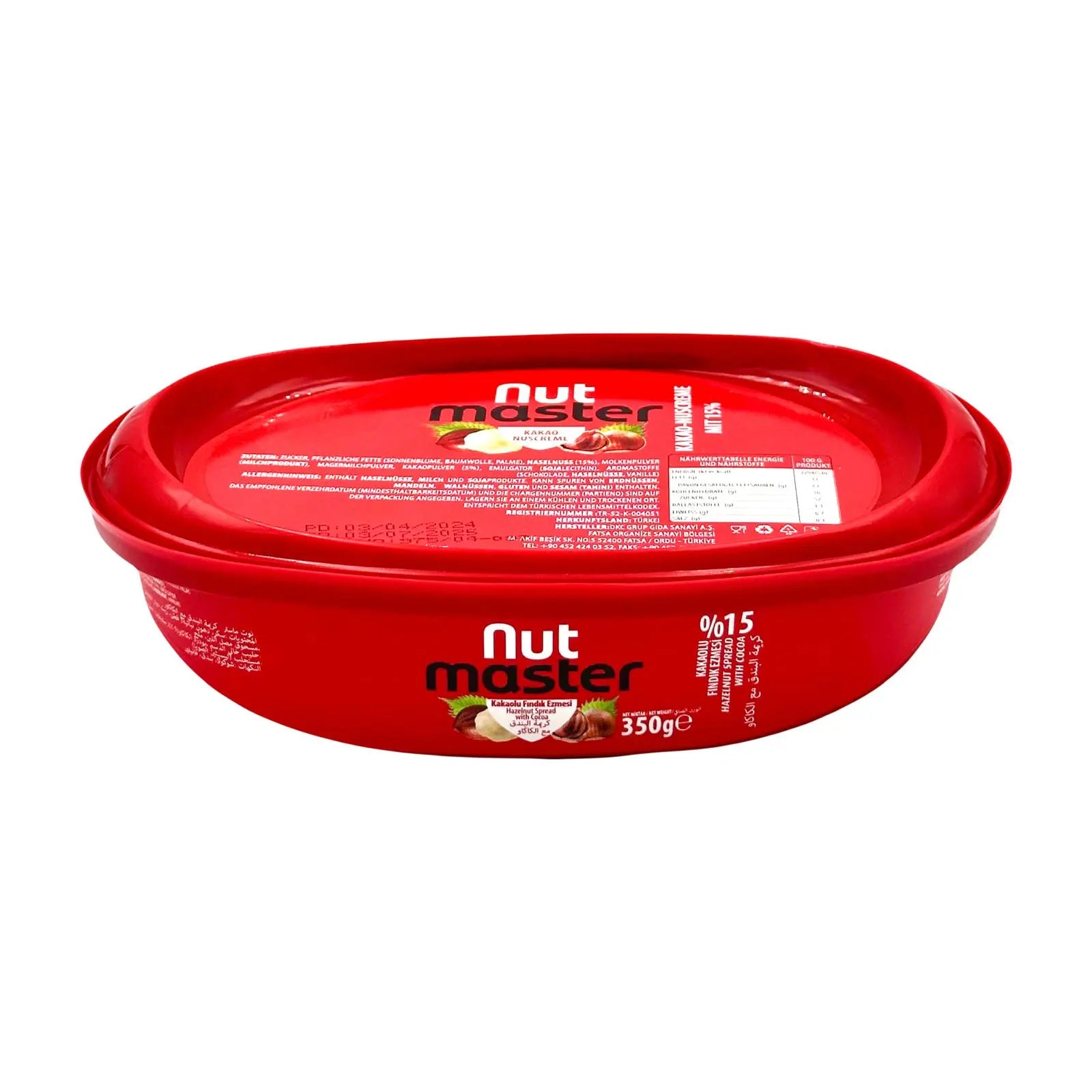 Nut Master Kakao-Haselnusscreme 350g – Foodpaket