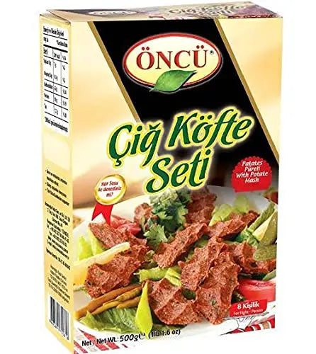 Kopie von Cig Köfte Seti Etli 600g Öncü