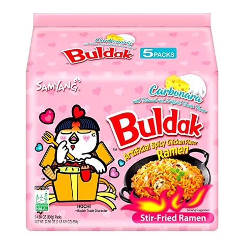 Kopie von Sam Yang Buldak CHEESE Hot chicken flavor Ramen 5x140g SamYang