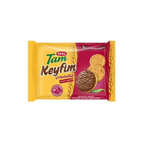 Torku Tam Keyfim Vollkornkekse mit Waldfrucht 3 x 84g - 252g Torku