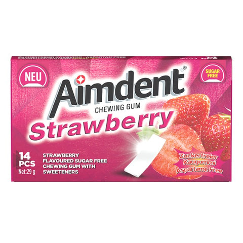 Aimdent Kaugummi Strawberry Aimdent