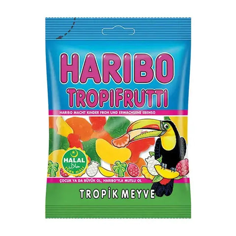 Haribo Tropi Frutti - Halal - 100g Haribo