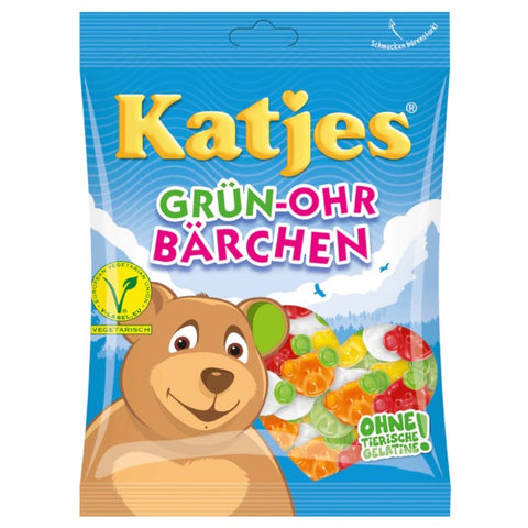 Katjes Fruchtgummi Grün-Ohr Bärchen 200g Katjes