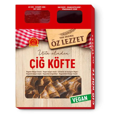 Öz Lezzet Cig Köfte Veganer Bulgur Snack 340g Öz Yufka