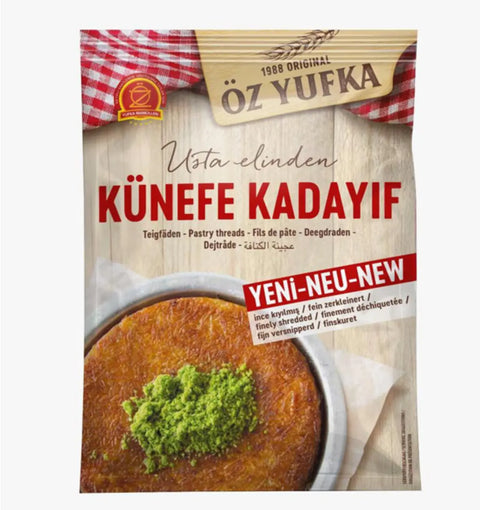 Öz Yufka Künefe Kadayifi - Künefe Teigfäden hauchdünn 300 g Öz Yufka