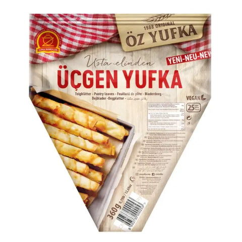 Öz YufkaTaze Ücgen Yufka - Teigblätter Dreieck 20 Stück 400 g Öz Yufka