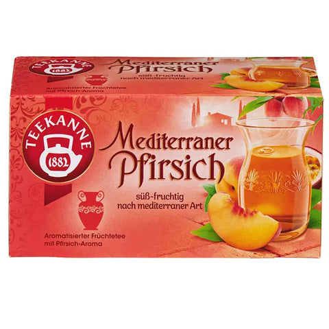 Teekanne Mediterraner Pfirsich 20 Beutel Teekanne