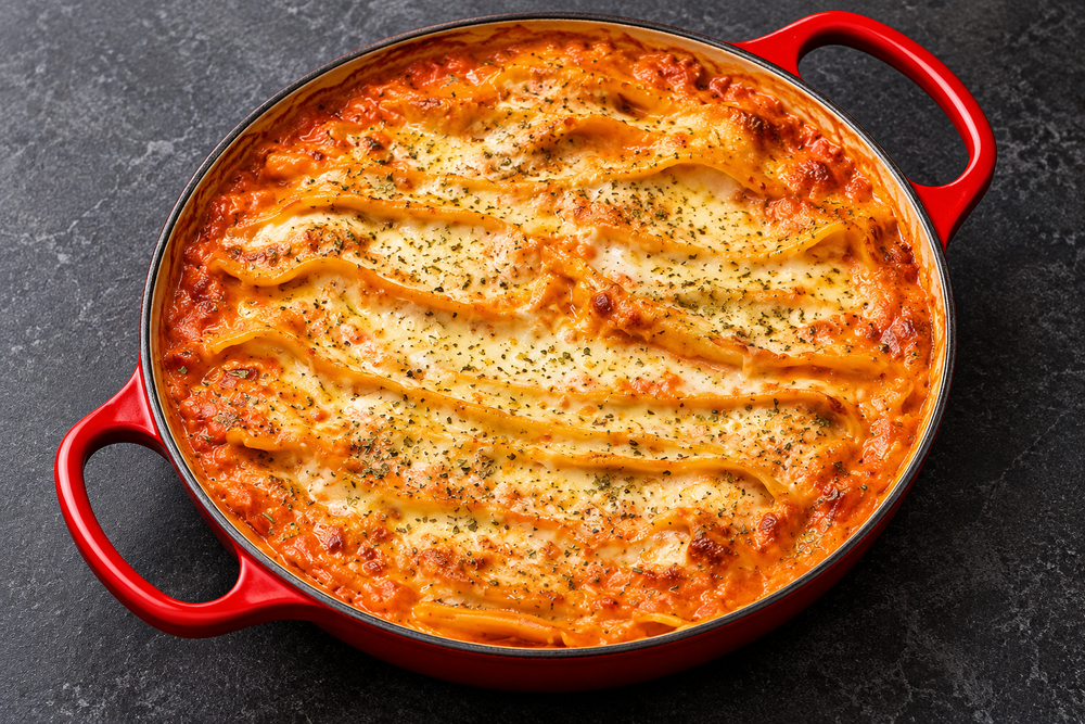 Lazy Pumpkin Lasagne – cremige Kürbislasagne mit Yayla