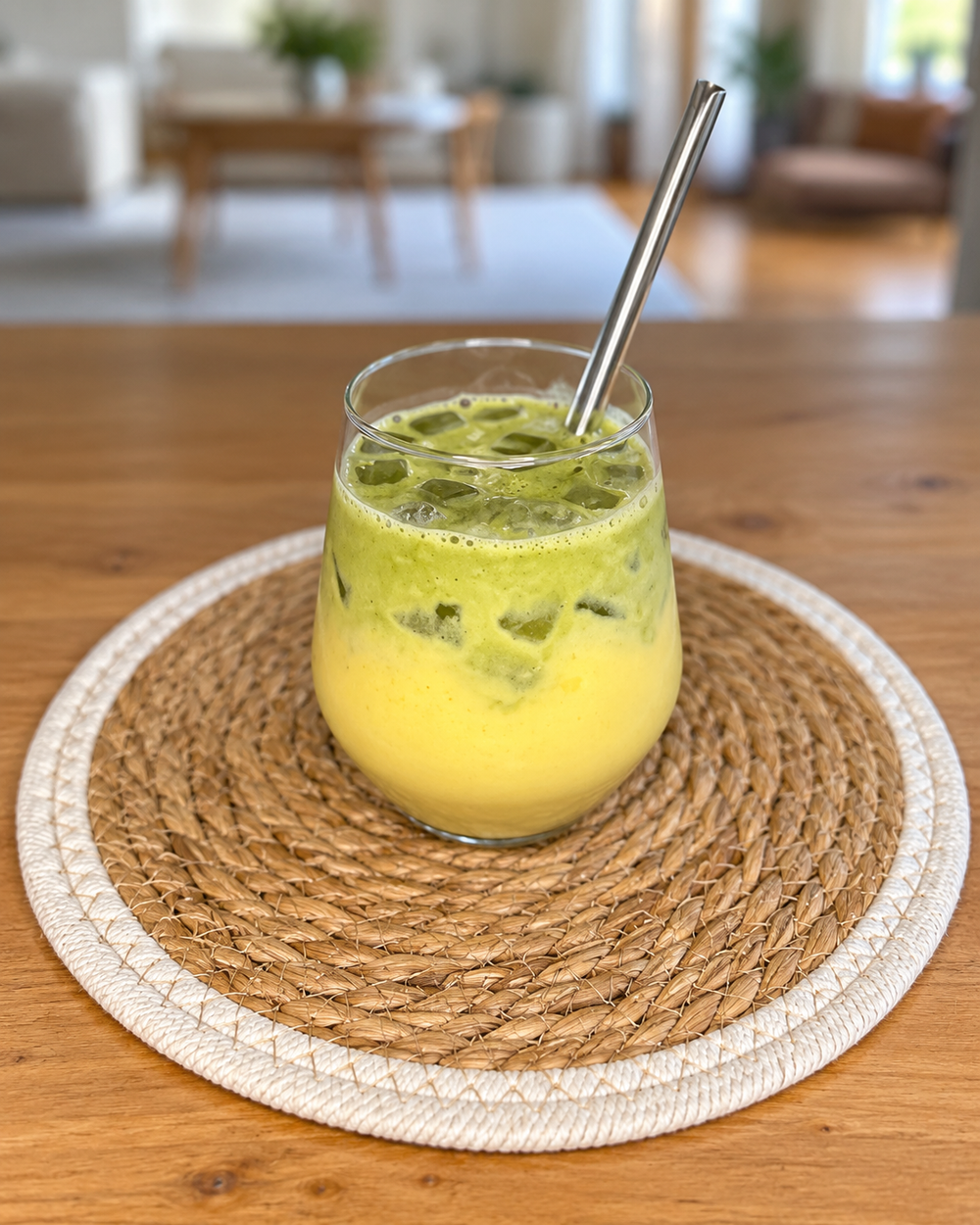 Mangolu yoğurtlu Matcha
