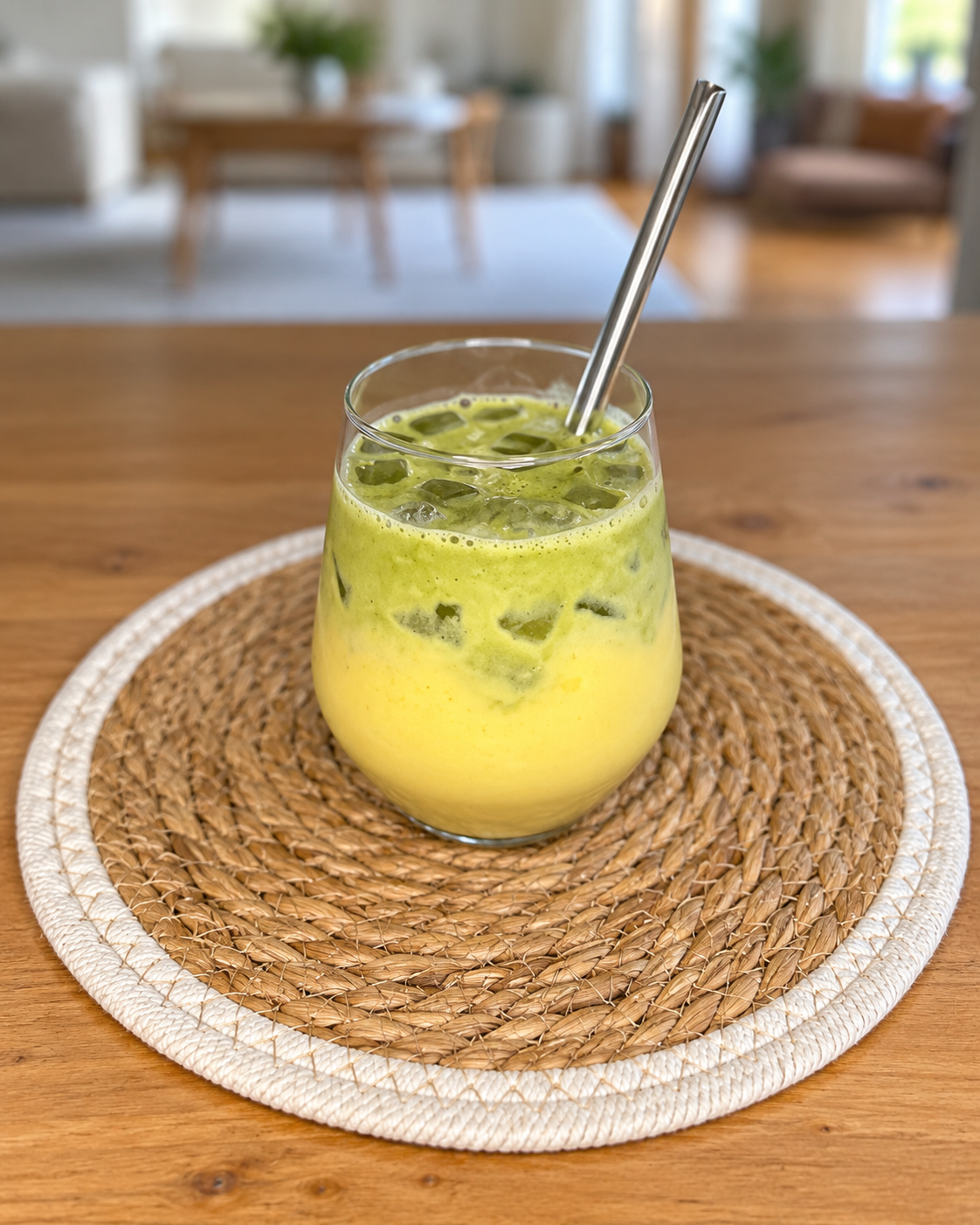 Mangolu yoğurtlu Matcha