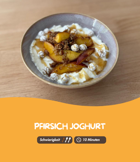 Pfirsich Joghurt