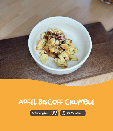 Apfel Biscoff Crumble
