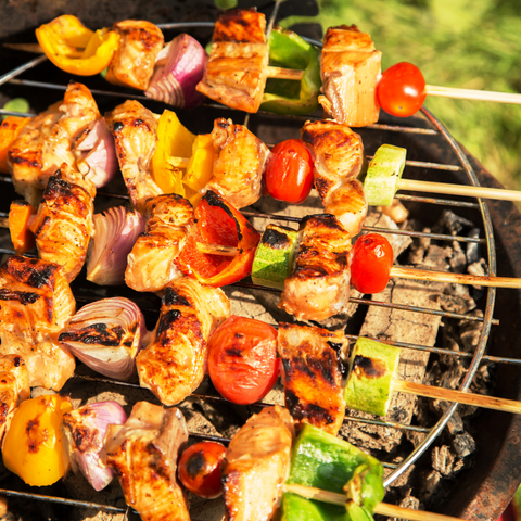 Grillfleisch und Grillgut