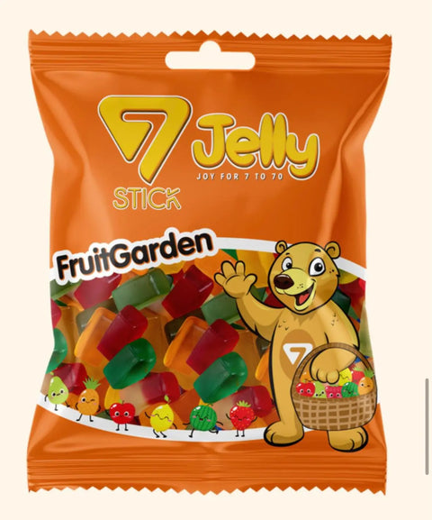 7 Stick Jelly Fruit Garden 100g 7 Stick