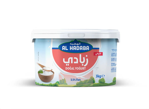 Al Hadaba Dogal Yogurt 3,5 % Fett – 3kg Al Hadaba