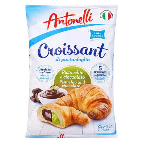Antonelli Croissant mit Pistazien- & Schokoladenfüllung - 5x45g Antonelli
