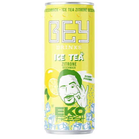 BEY Drinks Ice Tea Zitrone by Eko Fresh- 330ml Hot Blood