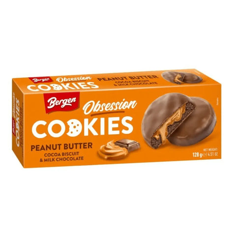 Bergen Cookies Peanut Butter - 128g Bergen