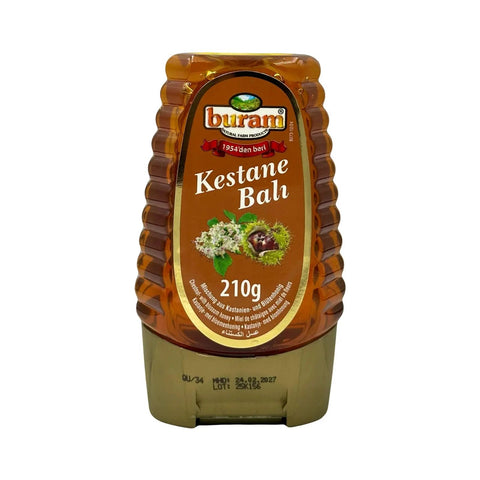 Buram Mischung aus Kastanien- und Blütenhonig - 210g Buram