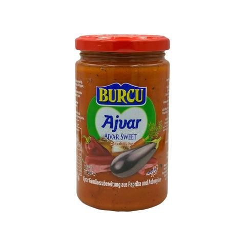 Burcu Ajvar Gemüsezubereitung aus Paprika und Aubergine - 310g Burcu