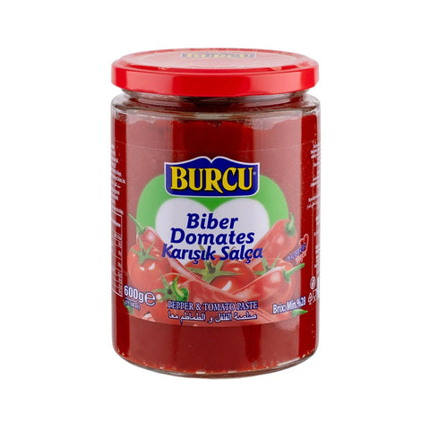 Burcu Tomaten und Paprika Paste - 600g Burcu
