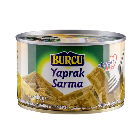 Burcu Yaprak Sarma - Gefüllte Weinblätter mit Reis und Korinthen - 400g Burcu