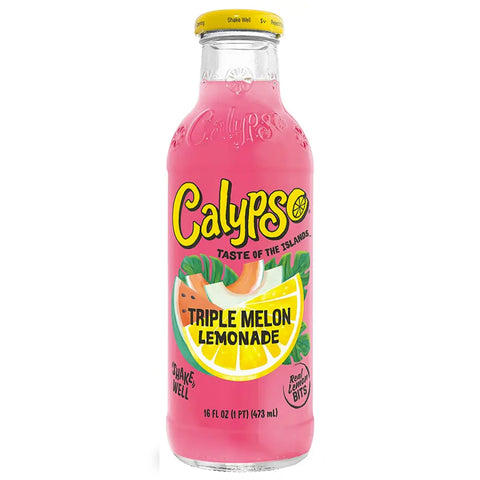 CALYPSO - TRIPLE MELON LEMONADE- GLASFLASCHE - 473 ML Calypso