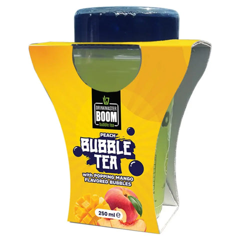 Drinkmaster Boom Bubble Tea Pfirsich + Mango Bubbles 250ml Boom Bubble Tea