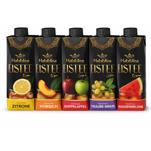 HabibTea Eistee Bundle Alle Sorten - 5x500ml Foodpaket