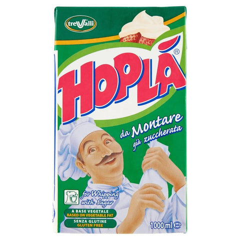 Hoplà Schlagsahne mit Zucker 1000ml Hopla