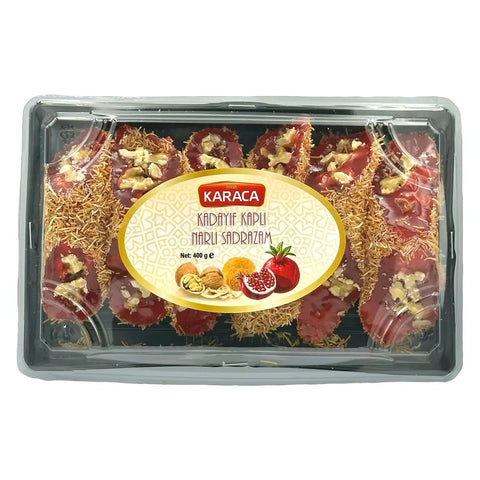 Karaca Kadayif Kapli Narli Sadrazam Türkische Süßigkeit - 400g Karaca
