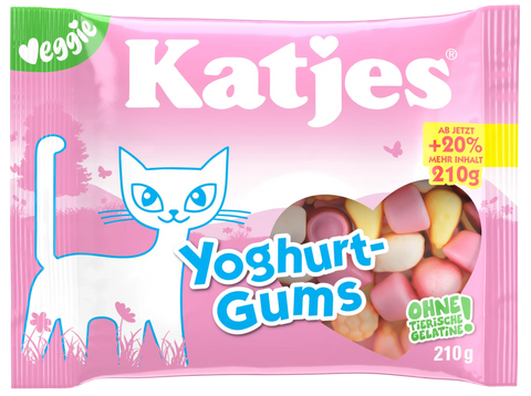 Katjes Fruchtgummi Yoghurt-Gums - 175g Katjes