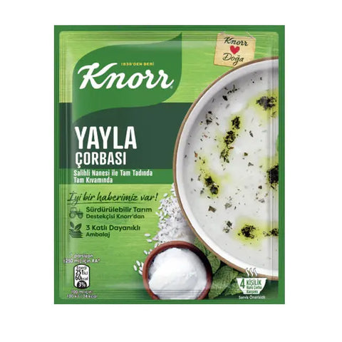 Knorr Yayla Çorbası – Joghurtsuppe mit Minze & Reis – 74g Knorr