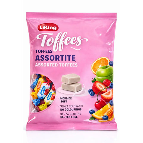 LiKing Toffees Assortiert Weiche Bonbons - 150g LiKing