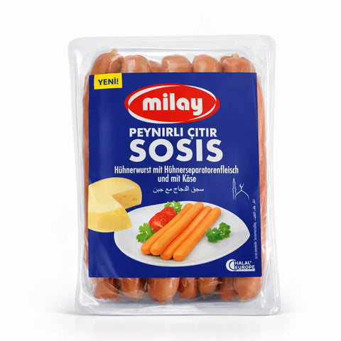 Milay Citir Hühnerwurst mit Käse mit Separatorenfleisch - 360g Milay