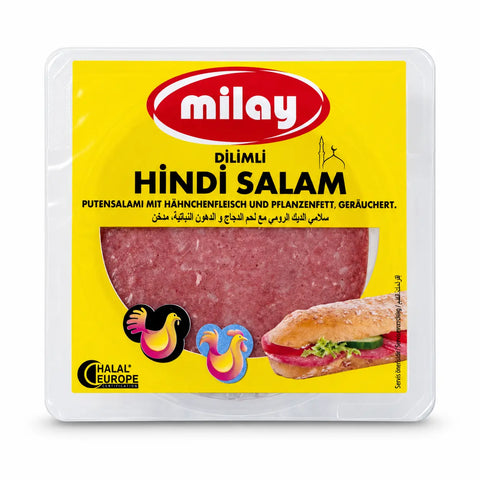 Milay Dilimli Hindi Salami - geräucherte Putensalami  – 200g Milay