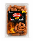 Milay Kokteyl Sosis - Scharfe Mini Würstchen mit Hühnerseparatorenfleisch - 300g Milay
