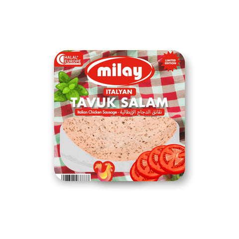 Milay Tavuk Salam Italyan Style – Wurstaufschnitt aus Hühnerseparatorenfleisch – 150g Milay