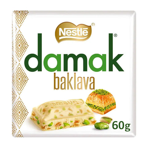 NESTLE DAMAK BAKLAVA WHITE CHOCOLATE 60g Milka
