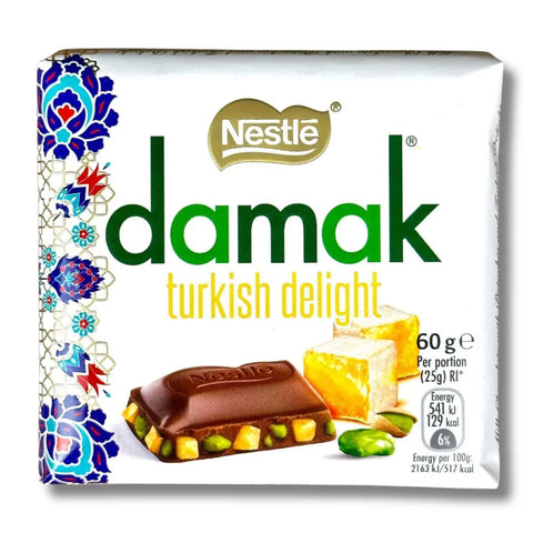 Nestlé Damak Turkish Delight Milchschokolade mit Pistazien – 60g Nestle