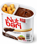 Nutbari – Kakao-Haselnusscreme mit Gebäcksticks – 52g Nut Bari