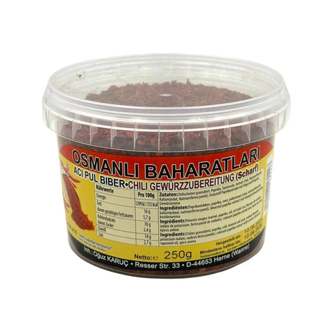 Osmanli Chili Gewürzzubereitung (Scharf) - 250g Osmanli